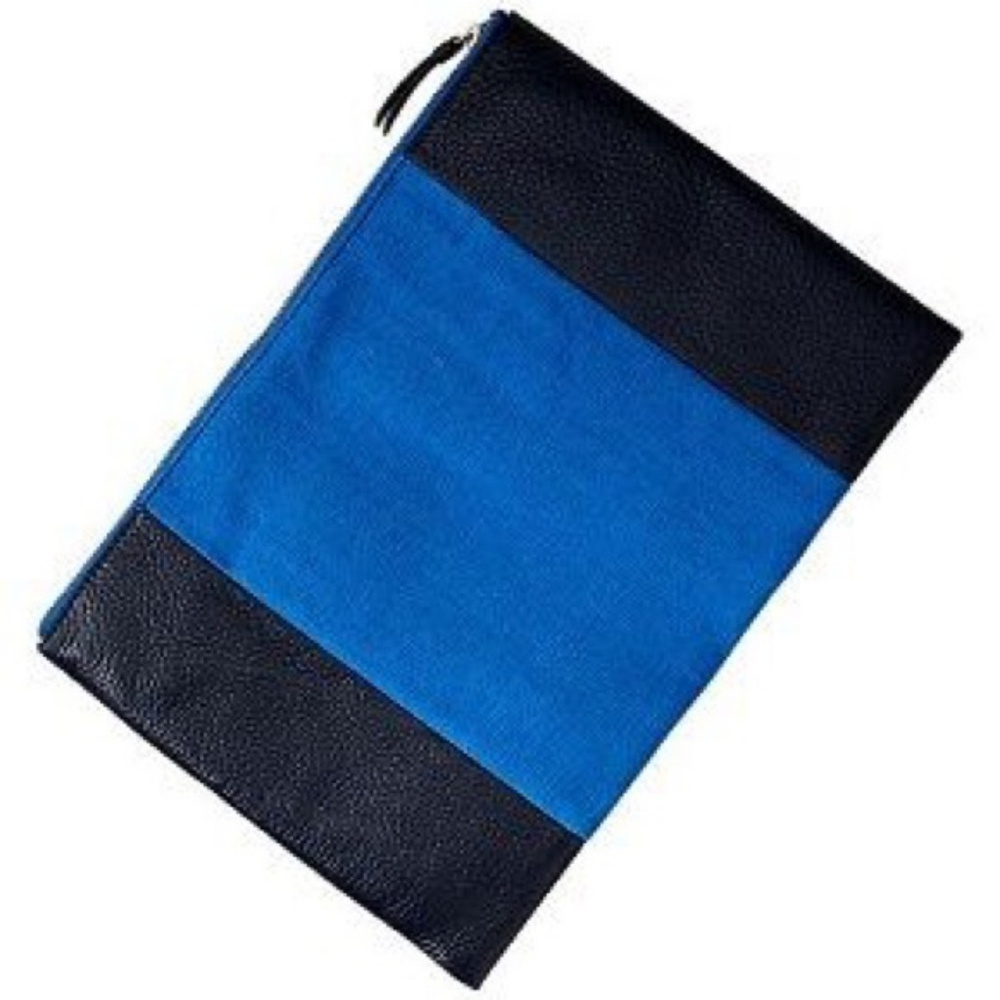 NWT Gap Two Tone Clutch in Blue - Picture 4 of 4